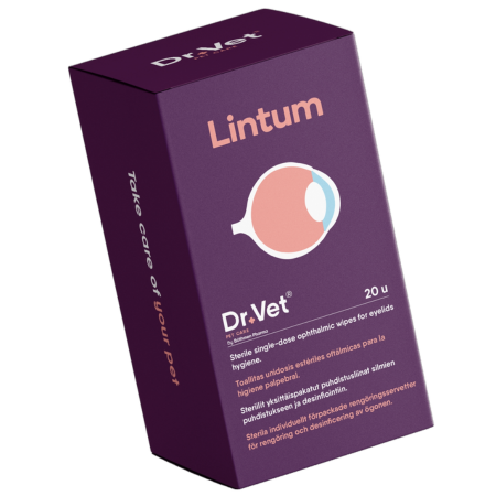 Lintum, toallitas oftálmicas indicadas para la higiene palpebral.