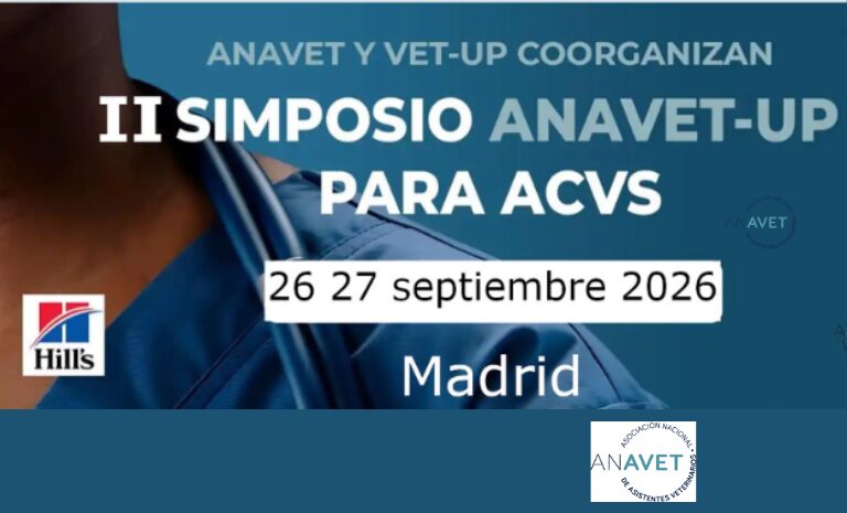 II Simposio ANAVET-UP 2026: Formación y crecimiento para auxiliares veterinarios