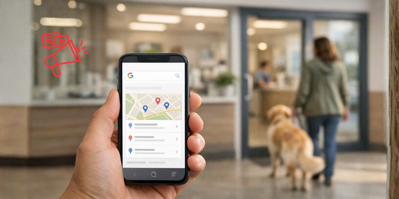 Google Business Profile y por qué es la sala de espera digital de tu clínica veterinaria