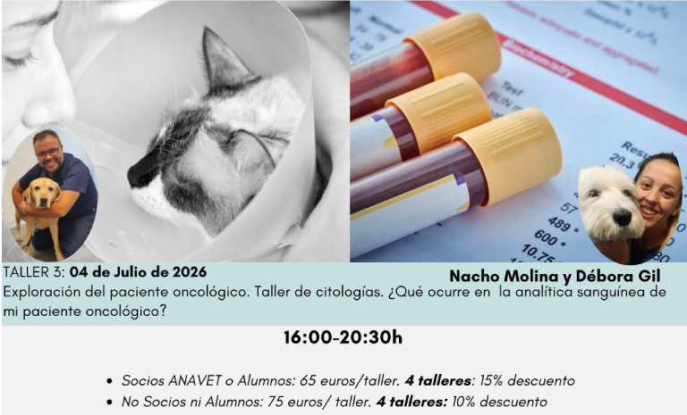 Taller Vet-UP ANAVET 2026: Exploración y citología en el paciente oncológico
