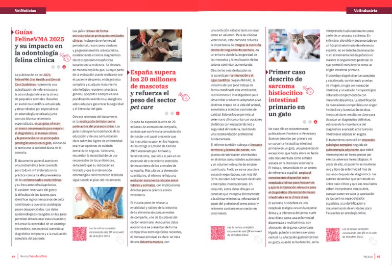 Primer caso descrito de sarcoma histiocítico intestinal primario en un gato