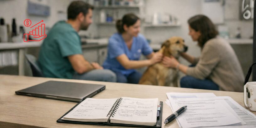 Rentabilidad en la clínica veterinaria sin subir precios y cómo mejorar el margen desde la organización diaria
