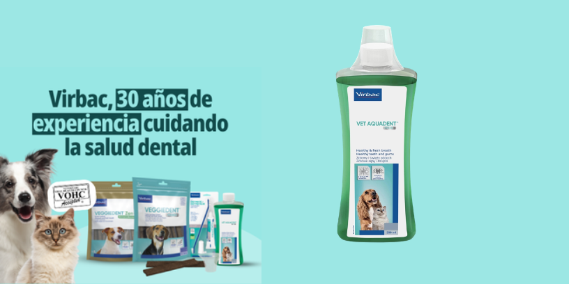 Vet Aquadent FR3SH obtiene el sello internacional VOHC por su eficacia en el  control de placa y sarro en perros