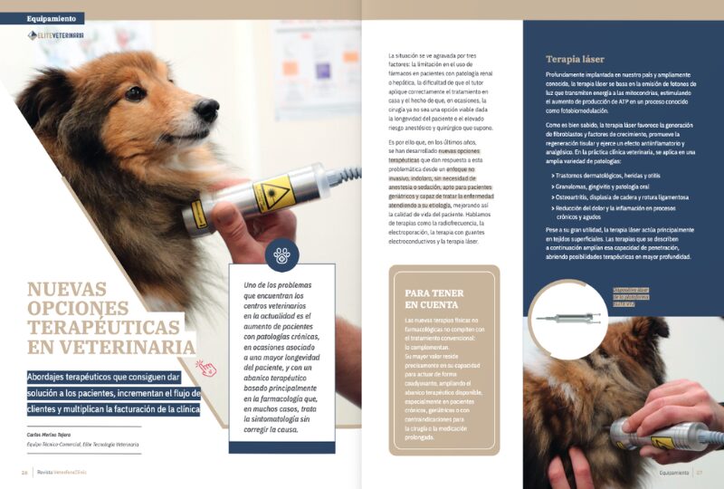 Nuevas opciones terapéuticas en veterinaria