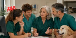 Liderar equipos multigeneracionales en la clínica veterinaria