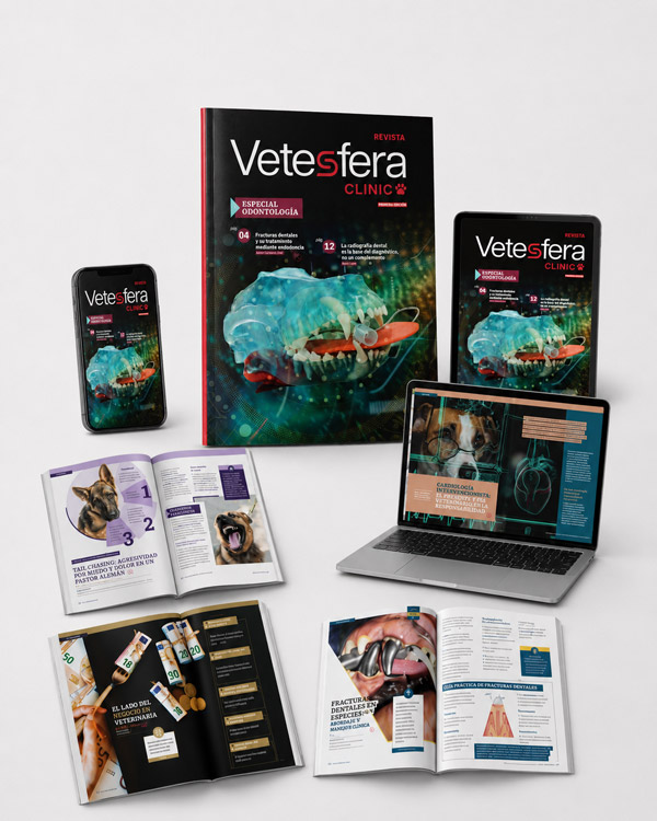 Primera edición de la revista Vetesfera Clinic especial odontología veterinaria