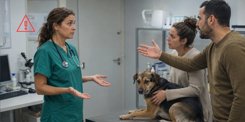 Amenazas y agresiones a veterinarios en la consulta veterinaria
