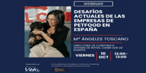 La Fundación Vet+i analiza los nuevos desafíos del petfood en España junto a María Ángeles Toscano